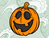 Dibujo Calabaza de Halloween pintado por taniia