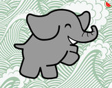 Dibujo Elefante bailarín pintado por bruno2002