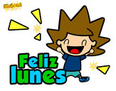 Dibujo Feliz lunes pintado por JOLAMEJOR