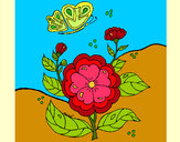 Dibujo Flores II pintado por lucia19048