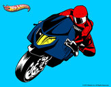 Dibujo Hot Wheels Ducati 1098R pintado por goten