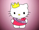 Dibujo Kitty princesa pintado por camila603