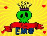 Dibujo Love Emo pintado por panninny