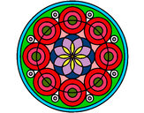 Dibujo Mandala 35 pintado por Chelita00