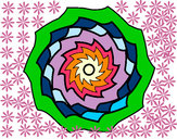 Dibujo Mandala 9 pintado por marypehuen