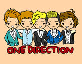 Dibujo One direction pintado por marri 