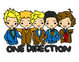 Dibujo One direction pintado por ODirection