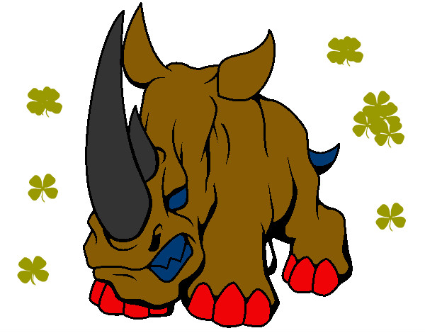 Dibujo Rinoceronte II pintado por LadyTwerk