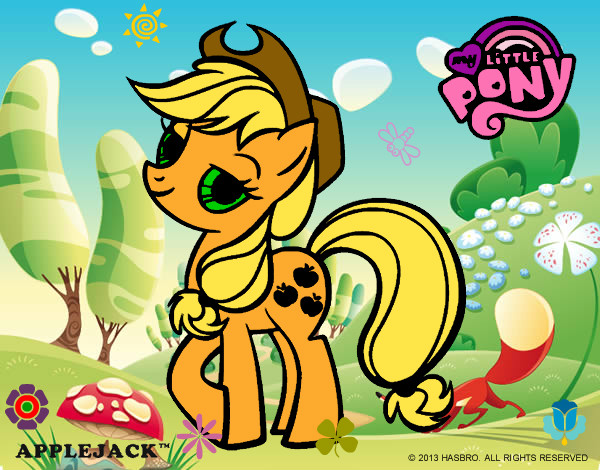 applejack- my little pony