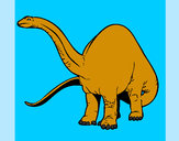 Dibujo Braquiosaurio II pintado por cruilla