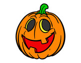 Dibujo Calabaza de Halloween pintado por aranch