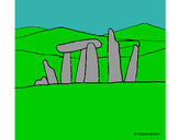 Dibujo Dolmen pintado por asan