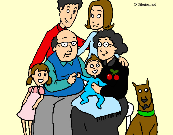 Dibujo Familia pintado por DXJM