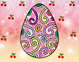 Dibujo Huevo decorado pintado por Mariana26