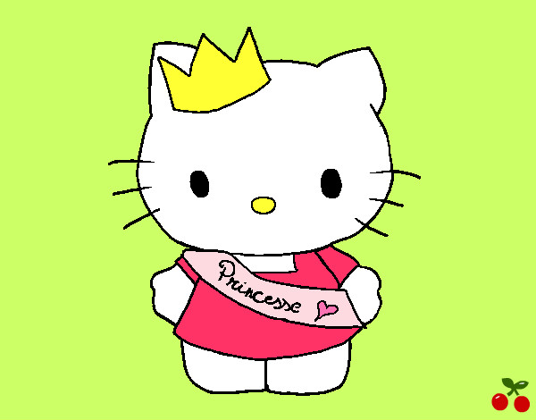 Dibujo Kitty princesa pintado por Myryan