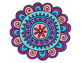 Dibujo Mandala alegre pintado por ViviC