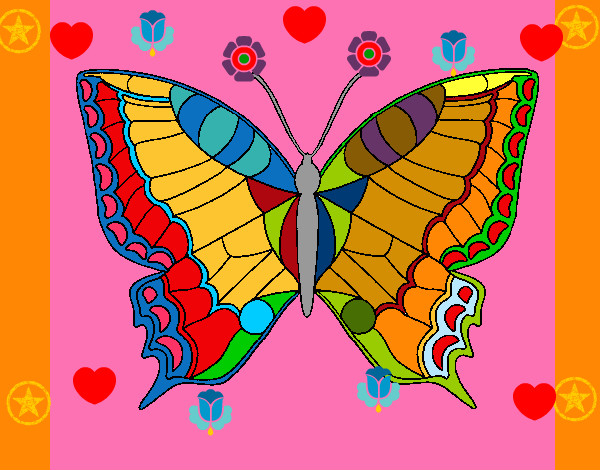 Dibujo Mariposa 16 pintado por gatitaluli