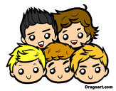 Dibujo One Direction 2 pintado por carlos14