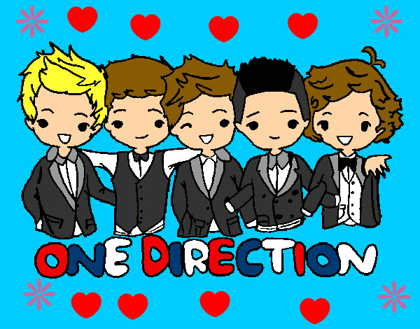 Dibujo One direction pintado por Clara27610