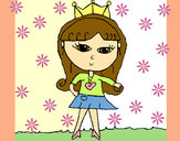 Dibujo Princesa pintado por Mariana26