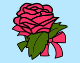 Dibujo Rosa, flor pintado por amalia