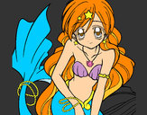 Dibujo Sirena 3 pintado por Partygirl
