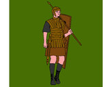 Dibujo Soldado romano pintado por ivanvargs