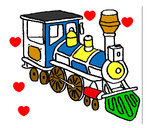 Dibujo Tren 3 pintado por valeriitta