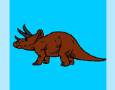 Dibujo Triceratops pintado por cruilla