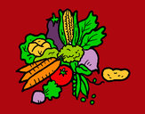 Dibujo verduras pintado por Carlospp