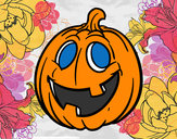 Dibujo Calabaza de Halloween pintado por Moree