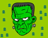 Dibujo Cara de Frankenstein pintado por AYELEN05