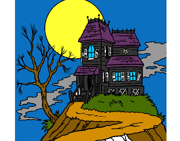 Dibujo Casa encantada pintado por rafa43