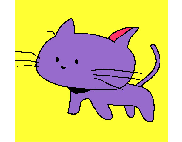 Dibujo Cría de gato pintado por finncat