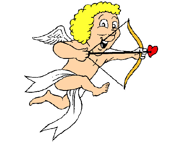 un cupido alegre