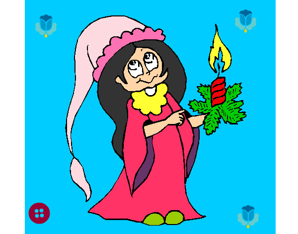Dibujo Dama con una vela pintado por Regina1D