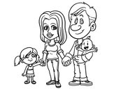 Dibujo Familia feliz pintado por allyson10