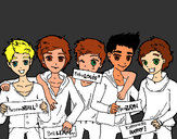 Dibujo Los chicos de One Direction pintado por karlsvals