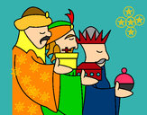 Dibujo Los Reyes Magos 3 pintado por ardnas