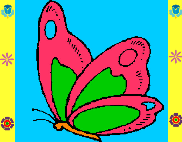 Dibujo Mariposa 14 pintado por 21-09Lulu