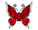 Dibujo Mariposa Emo pintado por MarijoUM
