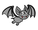 Dibujo Murciélago - vampiro pintado por lawra