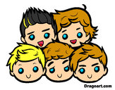 Dibujo One Direction 2 pintado por zesisara1