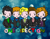 Dibujo One direction pintado por ama2001