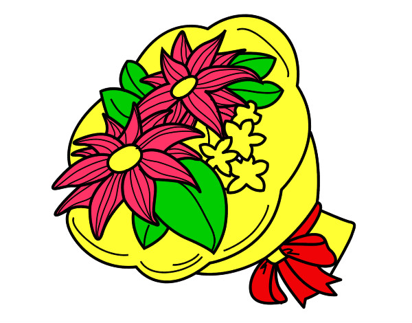 Dibujo Ramo de crisantemos pintado por naomi7