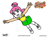 Dibujo Shizuka volando pintado por salomeb