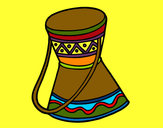 Dibujo Tambor africano pintado por amalia