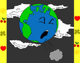 Dibujo Tierra enferma pintado por 21-09Lulu