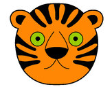 Dibujo Tigre II pintado por carruj