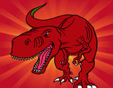 Dibujo Tiranosaurio Rex enfadado pintado por 01-12Jesus